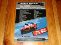Westfield Mega S2000 Kit brochure