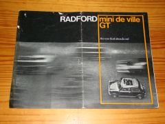 RADFORD MINI DE VILLE GT brochure