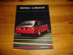 CITROEN BX BREAK 1986 brochure