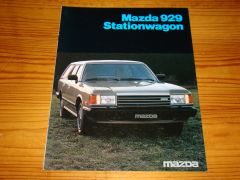 MAZDA 929 STATIONWAGON 1984 brochure