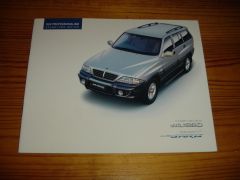 SSANG YONG MUSSO brochure